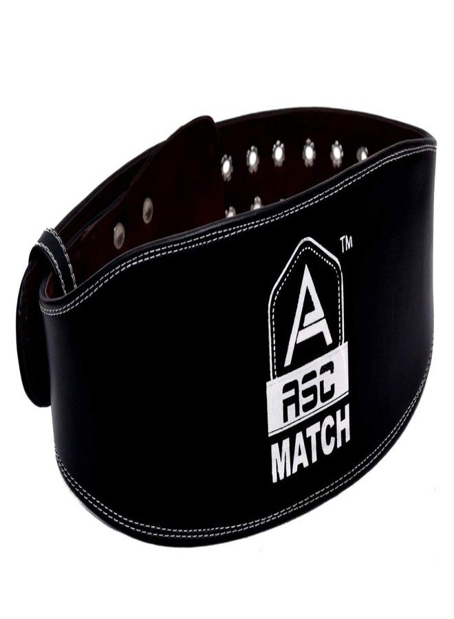 ASC حزام رفع الأثقال الجلدي من ASC Gym Belt (مقاس كبير من 32 إلى 38 بوصة) - Image 1
