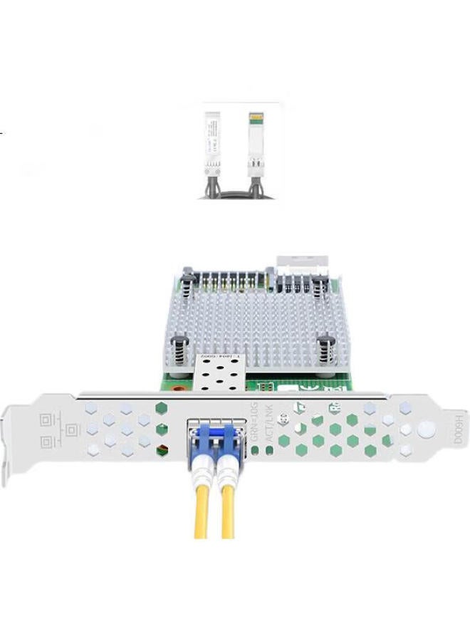 Eb-Link Intel 82599 Chip M.2 To 10G Single Port Network Card M2 To 10G Fiber Optic Network Card Server Network Adapter - Image 1