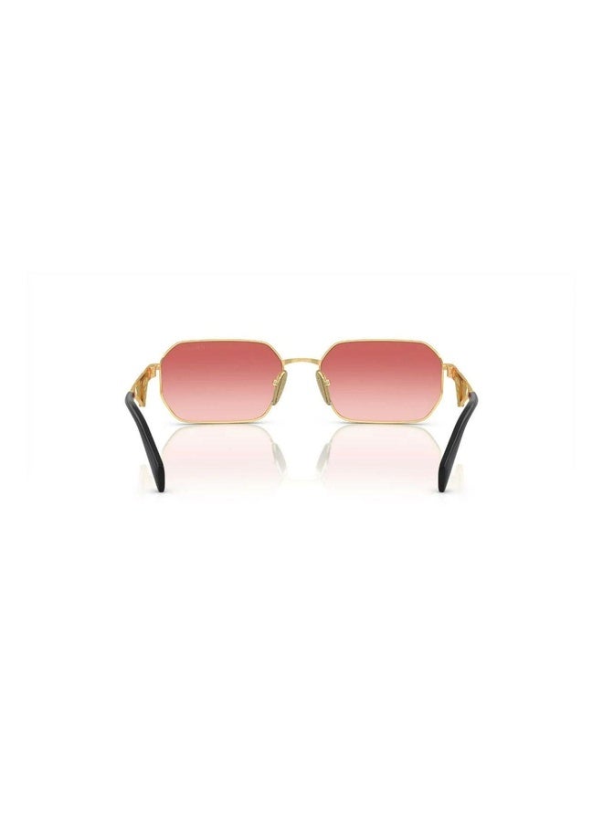 PRADA Woman IRREGULAR  SUNGLASSES- PR A51S - lense size:58mm - GOLD - Image 3