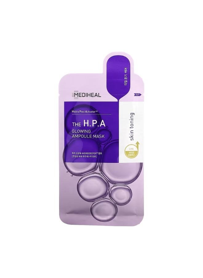 MEDIHEAL The H.P.A Glowing Ampoule Beauty Mask 0.84 fl oz 25 ml  - Image 1