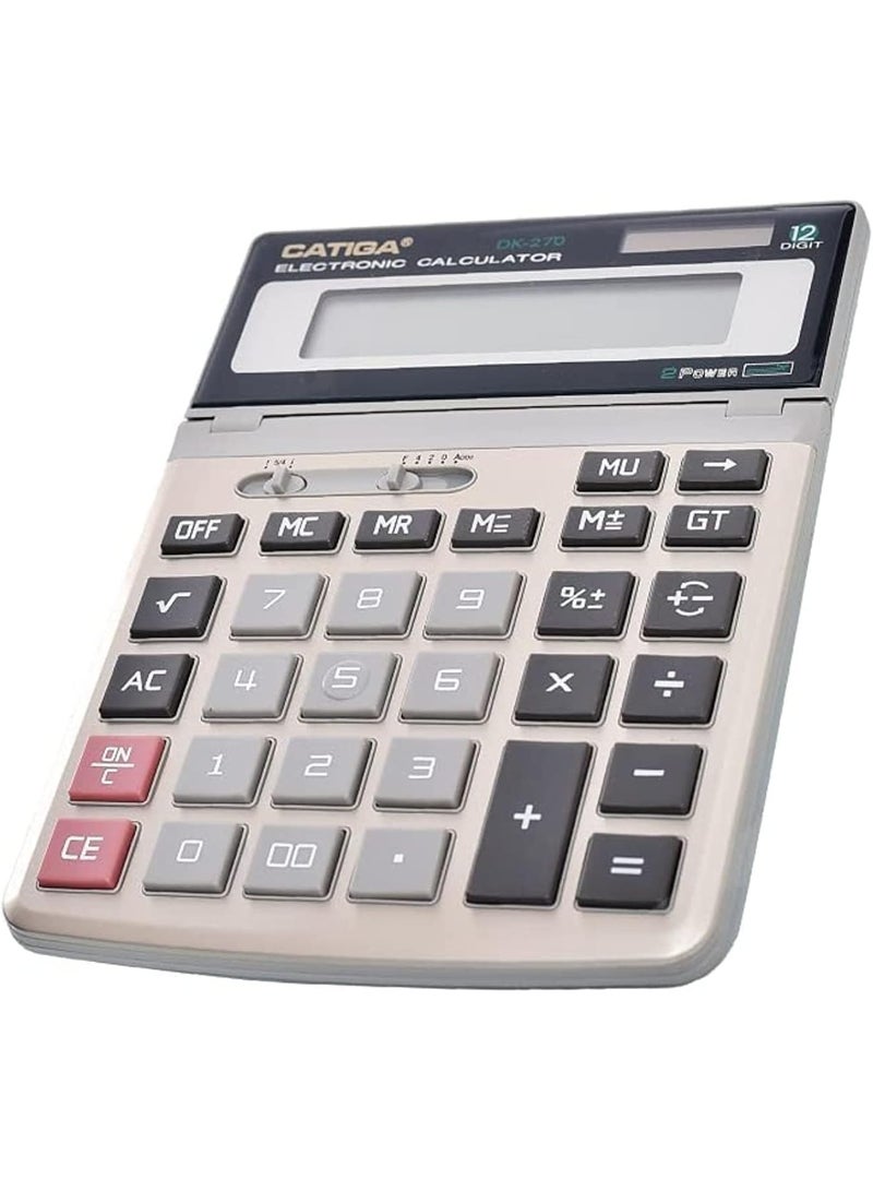 CATIGA DK-270 Electronic Desktop Calculator- 12 Digits
