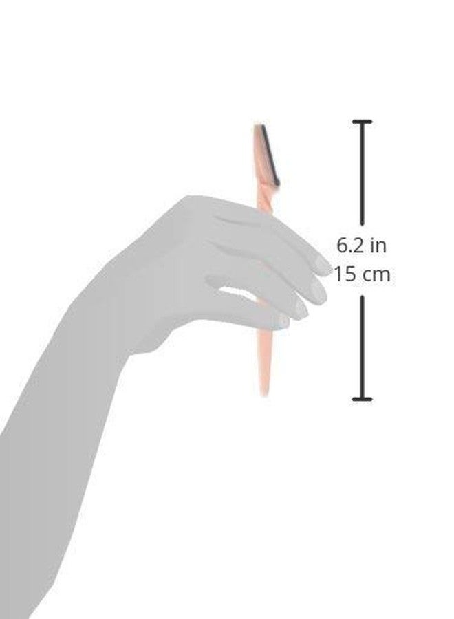 ضربات THR3E ماكينة حلاقة الوجه THR3E STROKES للنساء والرجال | ماكينة حلاقة الحواجب | مزيل شعر الوجه غير المؤلم. (عبوة من 3) (متعددة الألوان). - Image 3