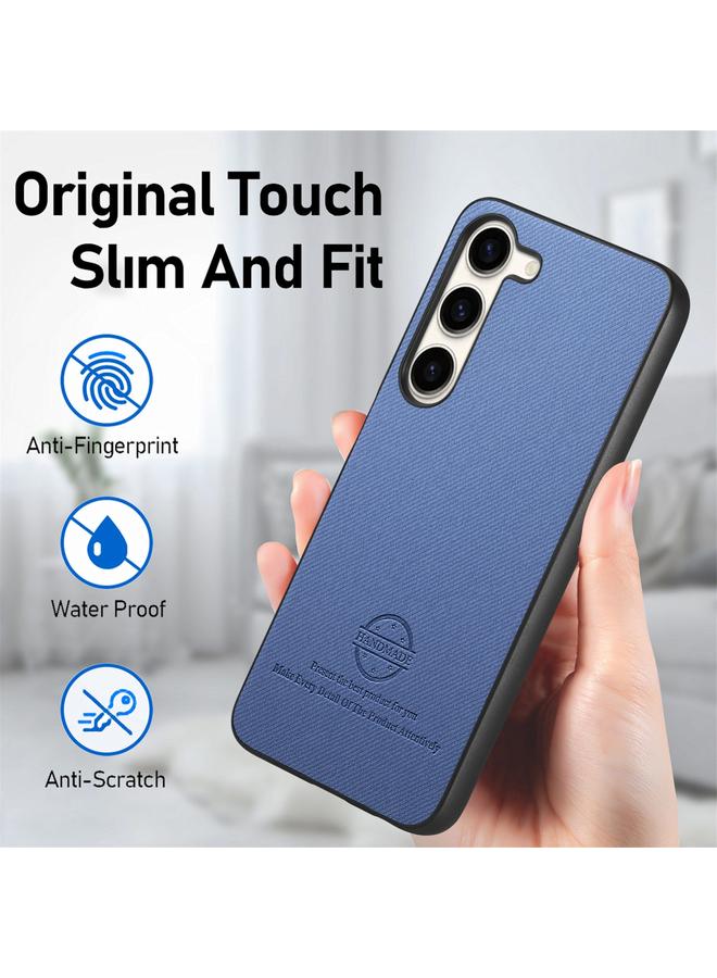 S-TOP Case For Samsung Galaxy S21 5G Twill Fabric Leather Skin Back Phone Case - Image 5