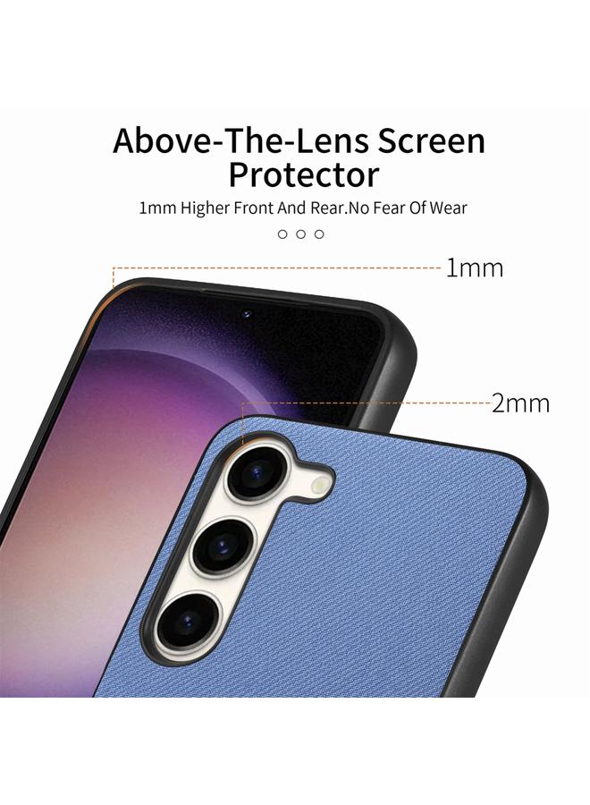 S-TOP Case For Samsung Galaxy S21 5G Twill Fabric Leather Skin Back Phone Case - Image 3