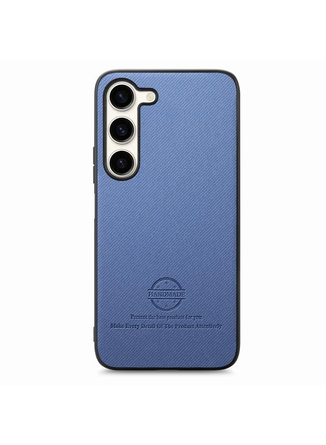 S-TOP Case For Samsung Galaxy S21 5G Twill Fabric Leather Skin Back Phone Case - Image 2