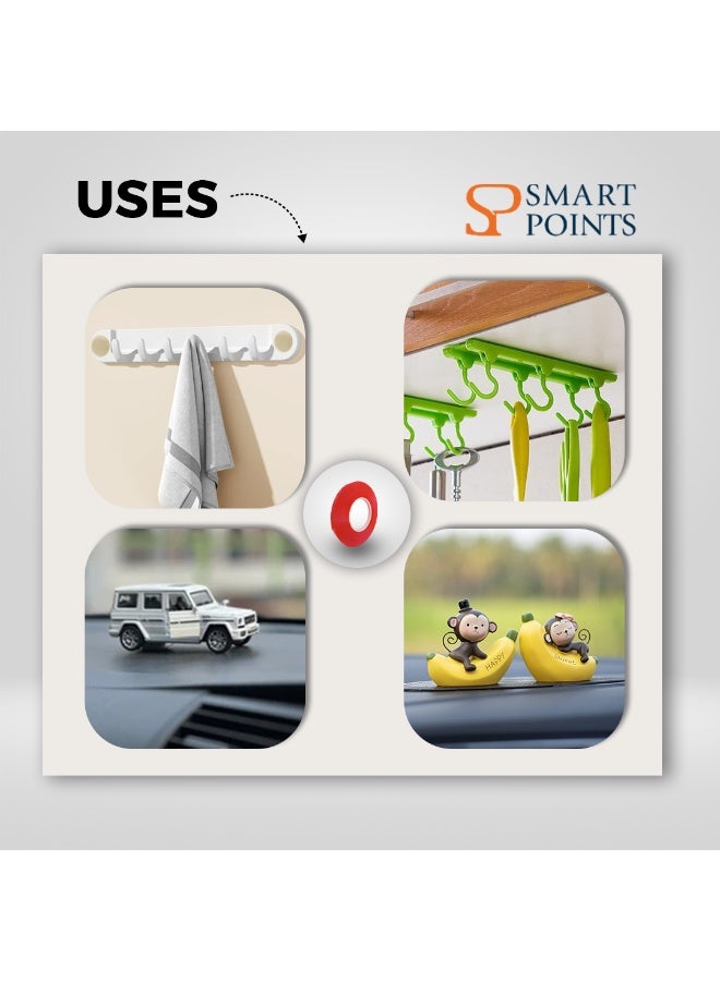 "سمارت بوينتس  " شريط لاصق مزدوج  من سمارت بوينتس – لاصق قوي لمختلف الأسطح - Image 5