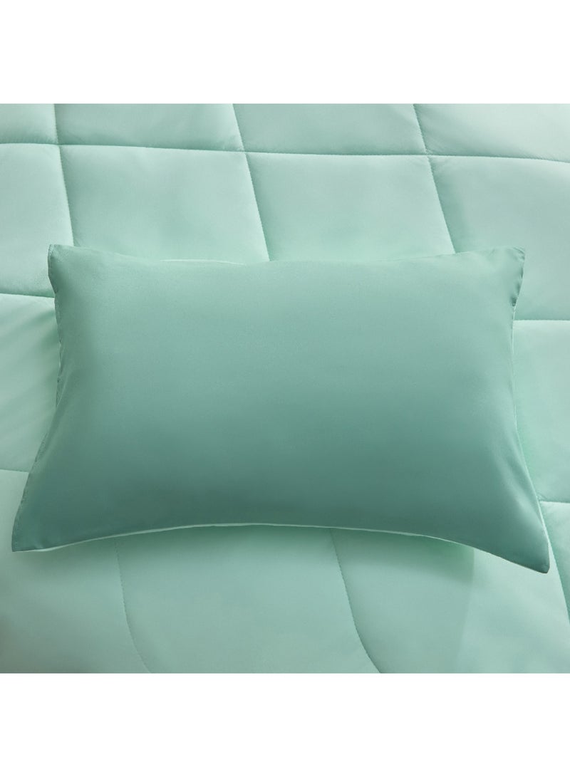 Derby 2-Piece Twin Reversible Microfibre Comforter Set 220 x 160 cm