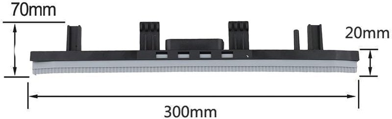 Karcher BR 30 4C FC Series Floor Cleaner Replacement Rubber Scrape Strip 2 Pack Blue Black - Image 3