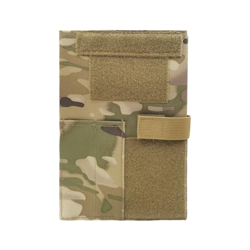 Baizoy OCP Military Book Cover, Tactical Notebook Cover for 5.5”X 8” Journal Notebook Cover, OCP Green Book Cover, Field Notes Ring Binder (Green, 5.5”X 8”) - Image 1