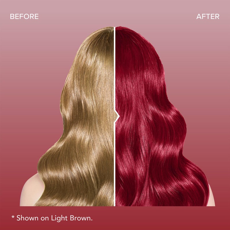 Splat Midnight Scarlet Semi Permanent Hair Dye Kit, 1 Application, Includes Deep Reconstructor Conditioner, Lasts 30 Washes, No Bleach Required, Vegan & Cruelty Free Hair Color - Image 5