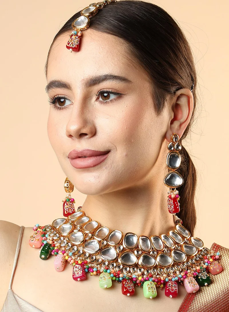 Sohi  Kundan Artificial Jewellery Set for Women | Best Price UAE