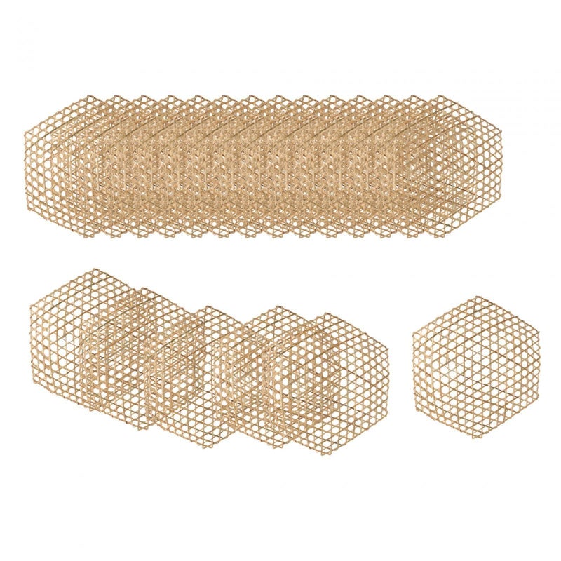 Handmade Bamboo Steamer Mat Oilproof Mesh Dish Mat 9 Holes Decorative Food Pad - Image 2