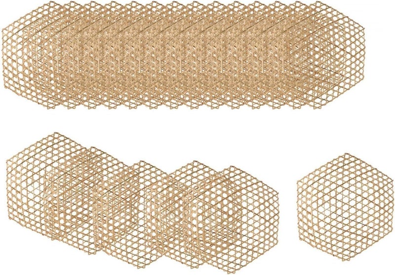 Handmade Bamboo Steamer Mat Oilproof Mesh Dish Mat 9 Holes Decorative Food Pad - Image 1