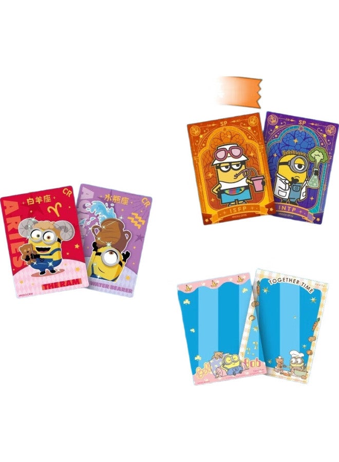 Card.Fun Jikashe Minions Carnival Holiday Collection Cards, Blind Box Cards, Anime Cards, Merchandise, Guzi, End Box (3 Cards/Pack, 10 Packs/Box) - Image 3