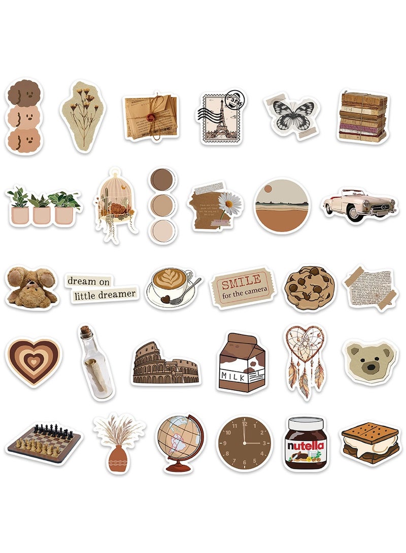60 Pcs Minimalist Korean Stickers, Laptop Ledger, Water Cup, Ipad Phone Case Decoration, Waterproof Sticker - Image 4