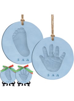 KeaBabies KeaBabies Baby Hand and Footprint Kit - Personalized Baby First Christmas Ornament, Baby Footprint Kit for Toddlers, Baby Keepsake Handprint Ornament Making Kit, for Newborns  - Image 1
