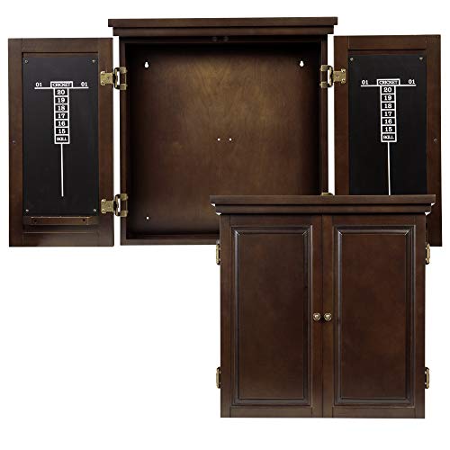 American Legend Traditional Dartboard Cabinet, brown - Image 2