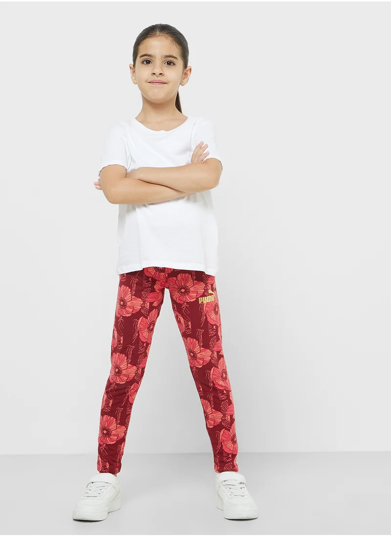 PUMA Youth Essential Class Aop Leggings