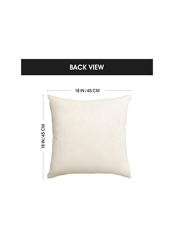 The Bros أغطية وسائد الربيع، أغطية وسائد لافندر بنفسجي 18x18 بوصة، زينة موسمية صيفية للكنبة، منزل جميل، مجموعة من 4 أغطية وسائد بوليستر - Image 4