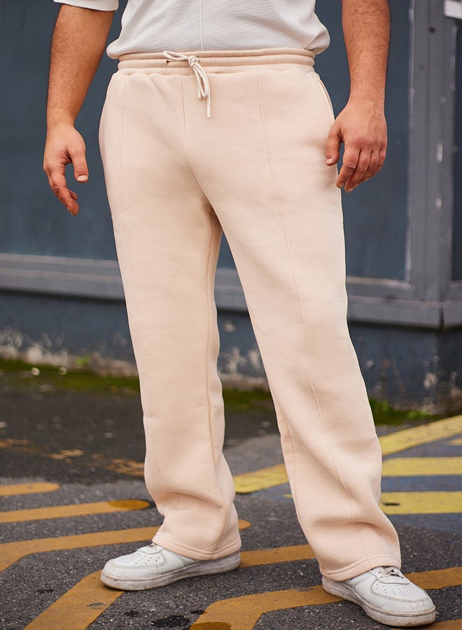 trendyol Stone Regular/Straight Cut Stitch Detailed Sweatpants TMNAW25EA00005  - Image 4