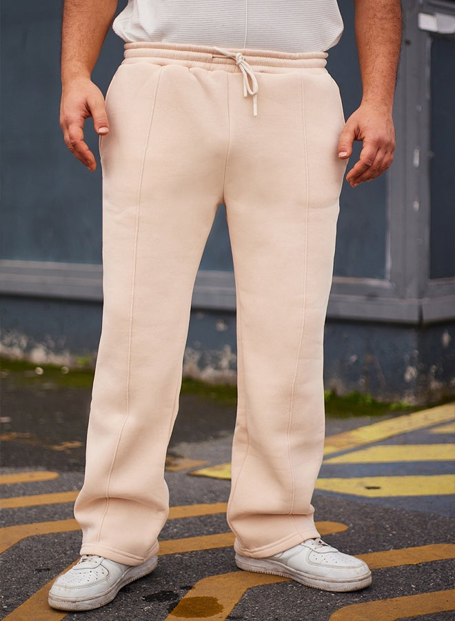 trendyol Stone Regular/Straight Cut Stitch Detailed Sweatpants TMNAW25EA00005  - Image 3