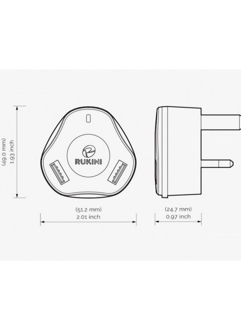 Generic Cobra Plus Dual USB Power Adapter 1,5m  - Image 2