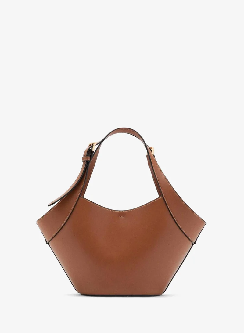 مانجو Medium faux-leather shoulder bag