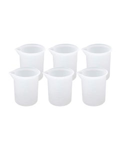 KASTWAVE Silicone Measuring Cups, 100ml Mixing Cups for Epoxy Resin Arcrylic Paint Pouring Non Stick Stir and Pour Tool with Precise Scale for measure, stir and at a budget saving cost  - Image 1