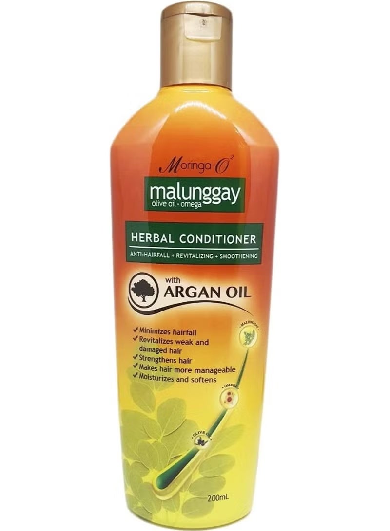 Moringa-O2 Malunggay Herbal Conditioner With Argan Oil 200 ml