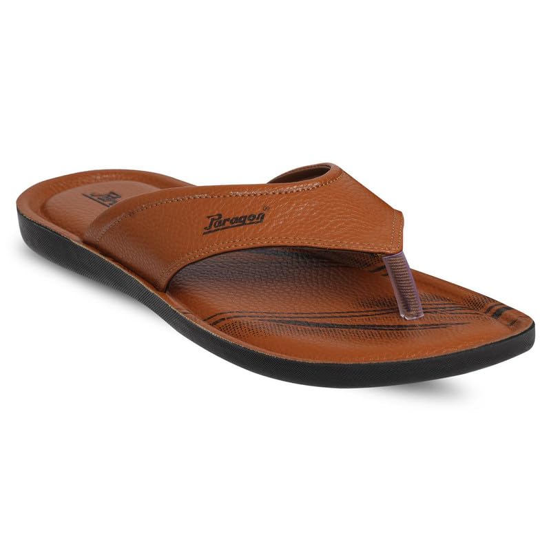 PARAGON PUK2223G Stylish Slippers For Men | Lightweight, Comfortable, Durable Sandals With Cushioned Footbed & Sturdy Build | Ideal For Outdoor Use - Image 1