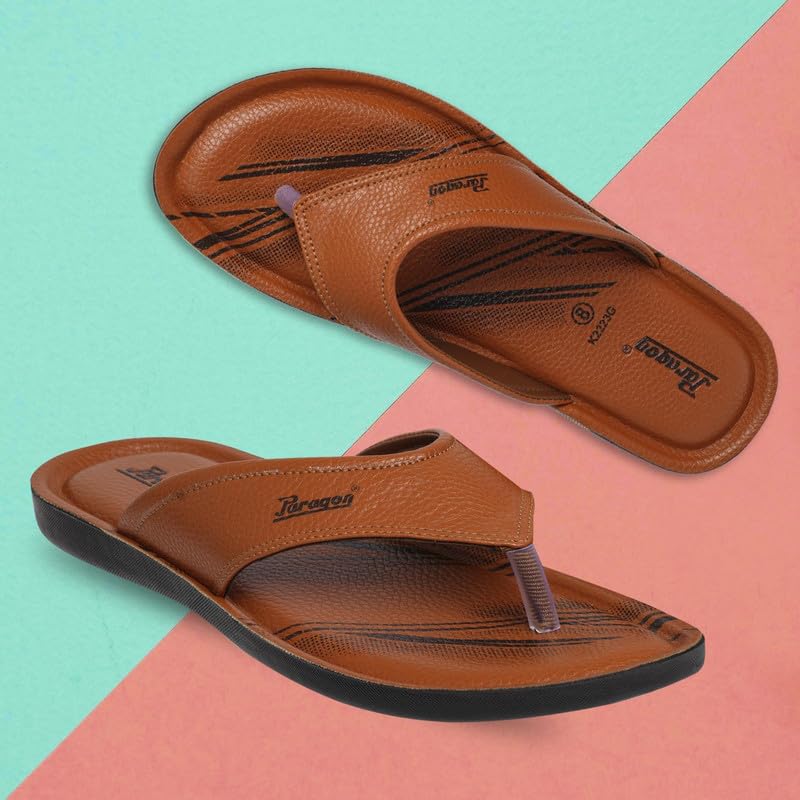 PARAGON PUK2223G Stylish Slippers For Men | Lightweight, Comfortable, Durable Sandals With Cushioned Footbed & Sturdy Build | Ideal For Outdoor Use - Image 2