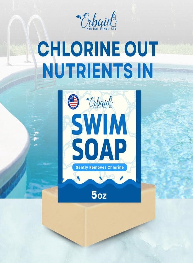 Erbaid Swimmers Shampoo - Chlorine Removal Body Wash - Natural Face & Body Soap Bar - Removes Chlorine, Salt, Bromine, Hard Water & Sunscreen - Gentle Moisturizing After Swim Care - Made in USA for All Ages - Image 2