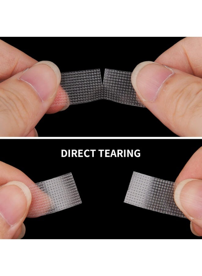 Woofixer 2 Rolls Adhesive Eyelash Tape, Breathable PE Lash Tape,Eyelash Extension Supplies - 9 m/10 Yard Each Roll (Transparent) - Image 4