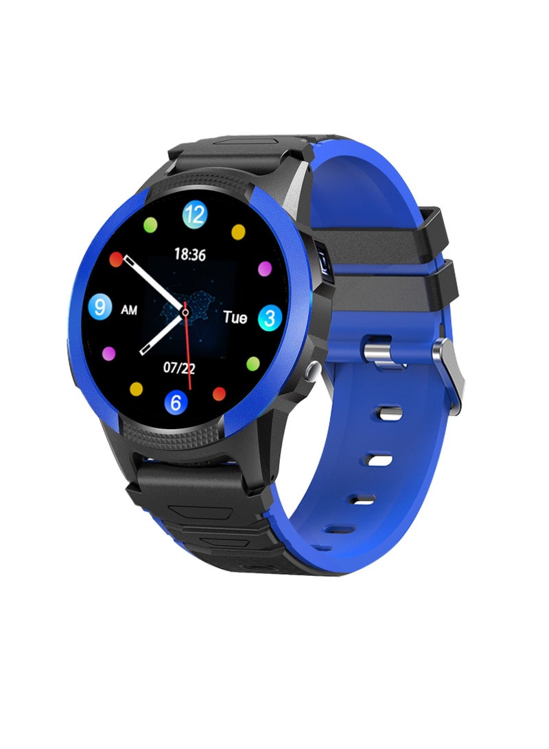 FA56 4G Kids Smartwatch, Waterproof Student Smart Phone Watch, Lightweight And Comfortable GPS Watch With With Call Chat SOS Button Stopwatch, (1pc, Blue) - Image 1