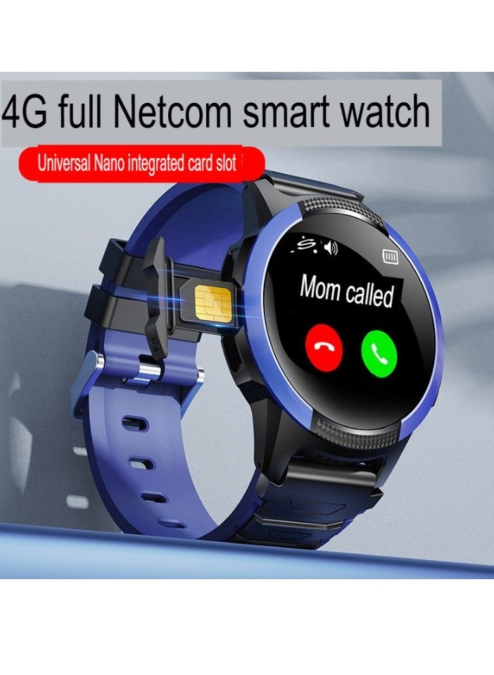 FA56 4G Kids Smartwatch, Waterproof Student Smart Phone Watch, Lightweight And Comfortable GPS Watch With With Call Chat SOS Button Stopwatch, (1pc, Blue) - Image 2