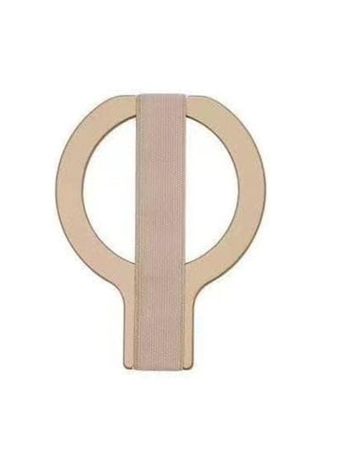 Hedge Full Metal Magnetic Grip Loop for Smartphones Wireless Charging Compatible Phone Holder & Stand Strong Magnetic Ring Grip for One-Hand Use & Car Mount Support Gold - Image 1