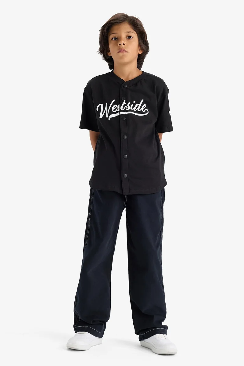 ديفاكتو Boy Short Sleeve Oversize T-Shirt