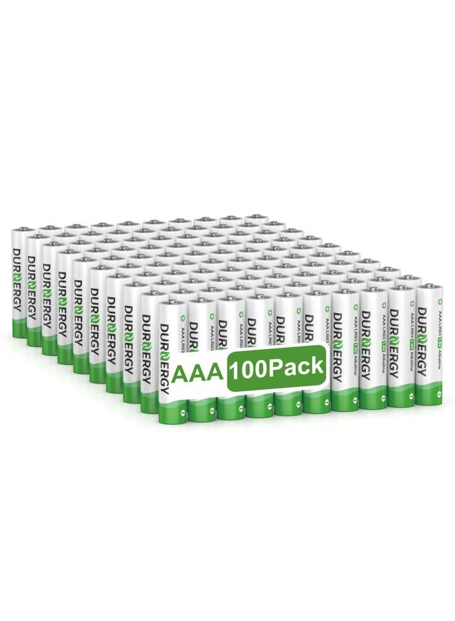 DURNERGY AAA Batteries 100 Pack, 10 Years Shelf Life, Triple AAA Batteries 1200mAh for Remote Control, Piles AAA, LR03 Alkaline - Image 1