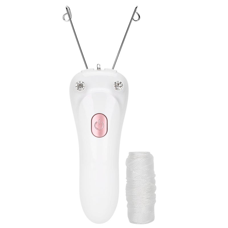 Electric Threading Epilator Hair Remover USB Charging Cotton Thread Epilator (Host Cotton Thread USB Cable)(Gold ) - Image 1