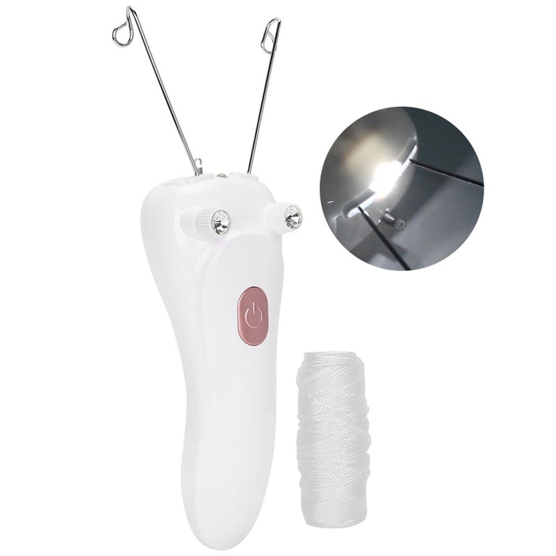 Electric Threading Epilator Hair Remover USB Charging Cotton Thread Epilator (Host Cotton Thread USB Cable)(Gold ) - Image 5