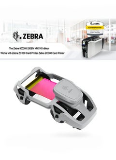 ZEBRA Zebra 800300-250EM ZC Series Card Printer Ribbon Cartridge - Full Colour YMCKO - 200 Prints- 2 Pieces  - Image 3