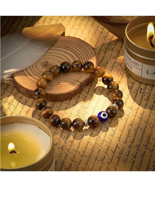 جيج بي في راسيليت للرجال راسيليت الحجر الطبيعي حماية تميمة حظ جيدة للفتى براون - Image 3