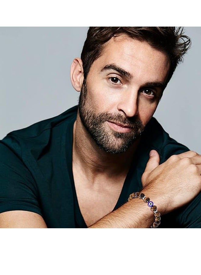 جيج بي في راسيليت للرجال راسيليت الحجر الطبيعي حماية تميمة حظ جيدة للفتى براون - Image 2