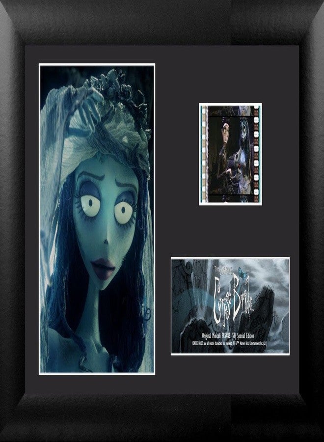 Trend Setters Tim Burton’s Corpse Bride - Emily’s Wedding Veil - FilmCells 7” x 5” MiniCell Desktop Presentation - Featuring 35 mm Film Clip with Easel Stand - Officially Licensed Movie Collectible - Image 1