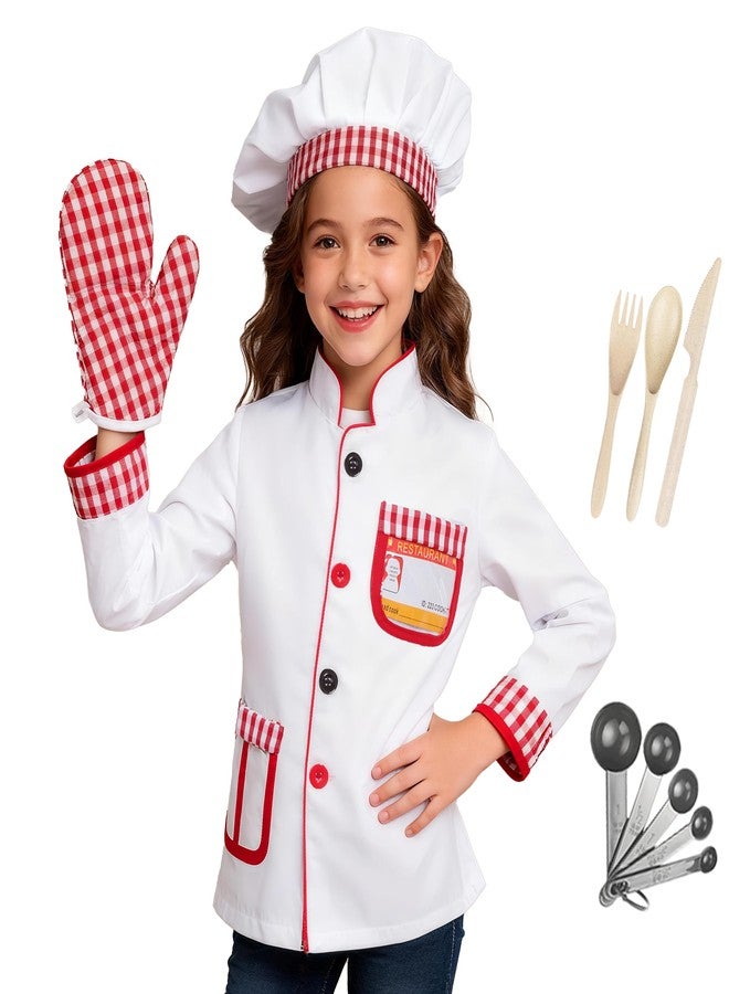 Davsolly Career Day Costume for Kids Chef Costume for Boys Girls Cooking Play Halloween 100th day of School - Image 1