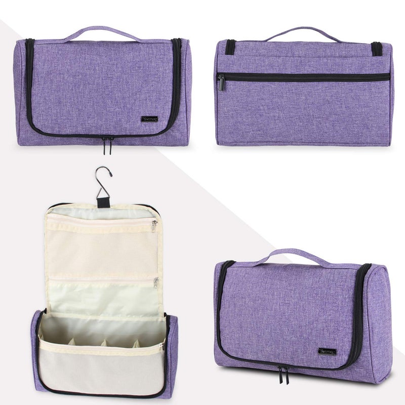 Teamoy Travel Storage Bag Compatible with Dyson Airwrap Styler, Portable Travel Organizer for Airwrap Styler and Attachments, Purple - Image 5