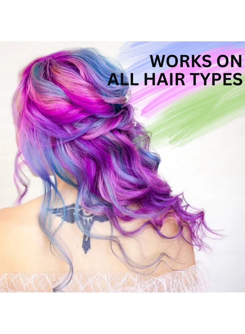 NEVA Flashy Hair Colors Temporary Hair Color Spray - 75ml - JEANS COLOR - Image 5