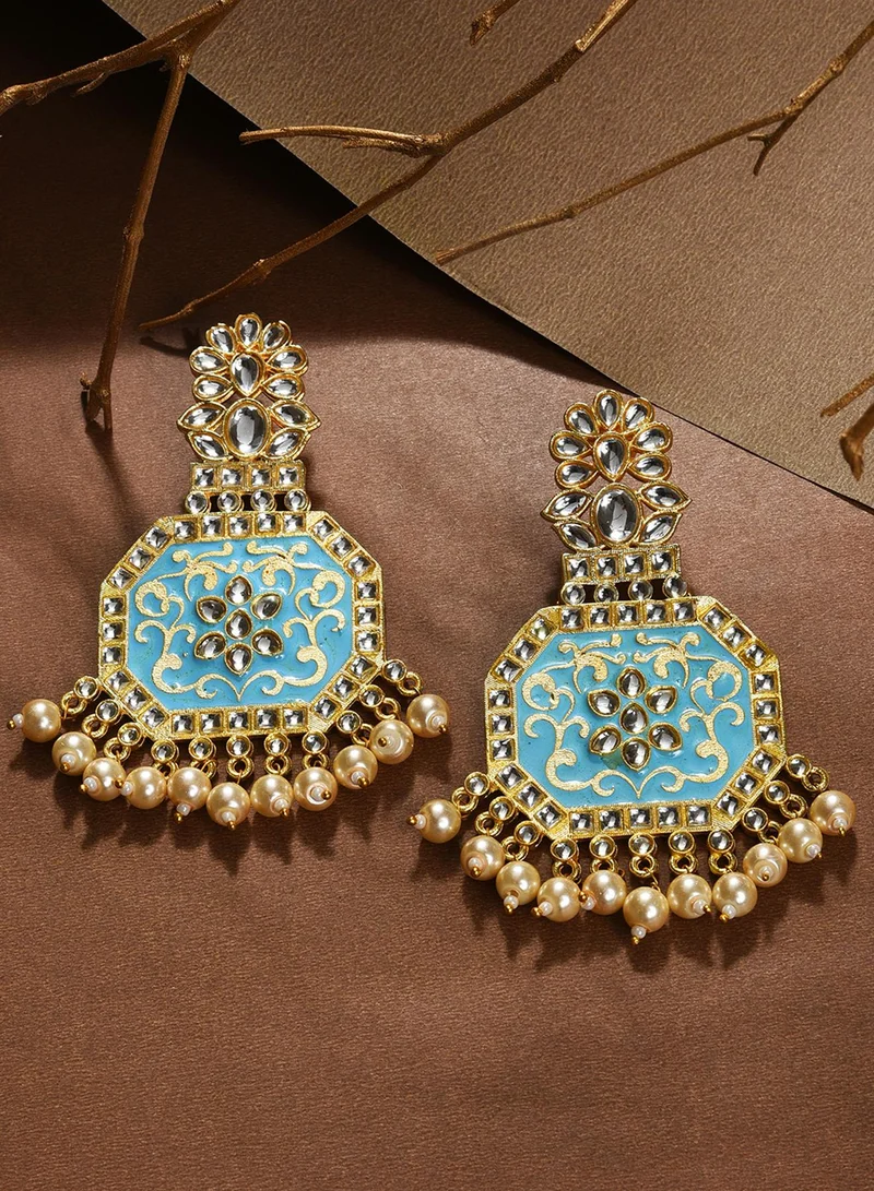 SOHI Contemporary Artificial Drop Earring Jewellery