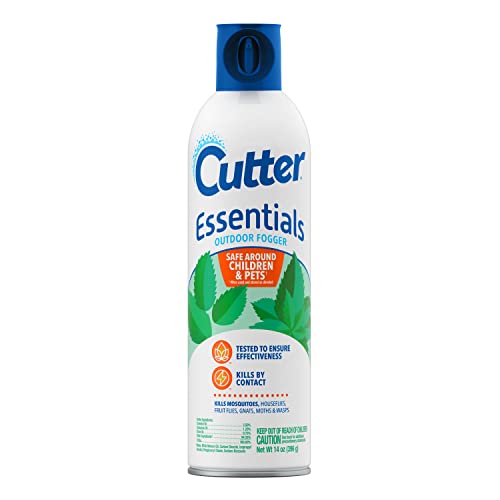 Cutter Essentials Outdoor Fogger, Safe Around Children & Pets, Kills Mosquitoes, Fleas & Listed Ants, 14 fl Ounce - Image 1