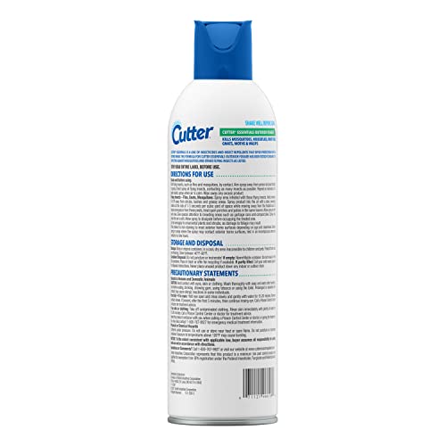 Cutter Essentials Outdoor Fogger, Safe Around Children & Pets, Kills Mosquitoes, Fleas & Listed Ants, 14 fl Ounce - Image 2